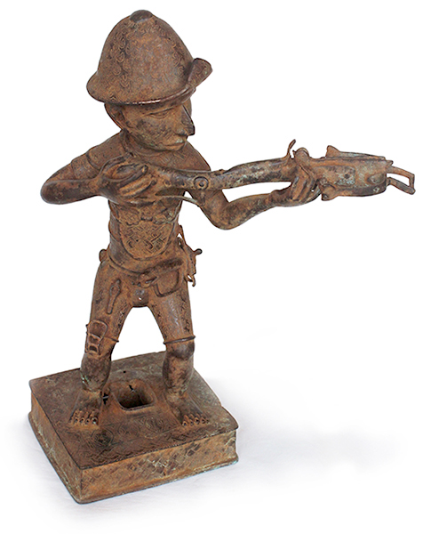 Portugiese - Schütze. Benin-Kultur