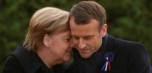 Frau Merkel und Herr Macron