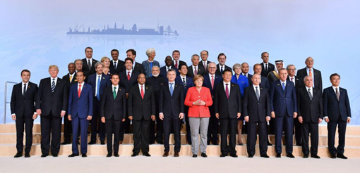 Merkel G20 Hamburg, 2017