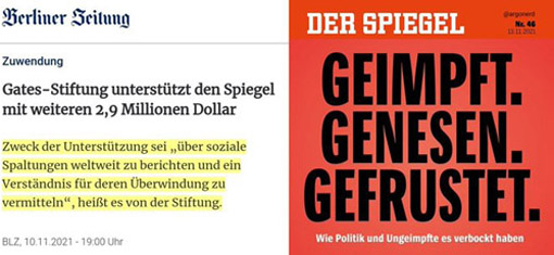 Berliner Zeitung und Der Spiegel