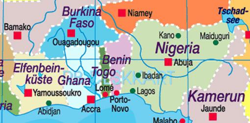 Togo, strategische Lage