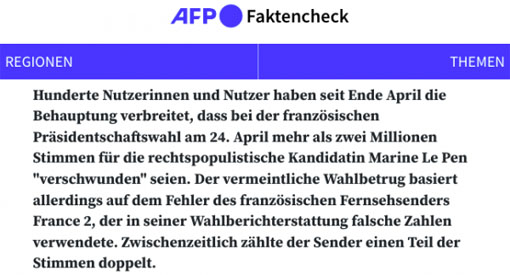 AFP Faktencheck