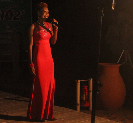 Guilaine Veh au T-Factor. Baguida, Lomé, Togo