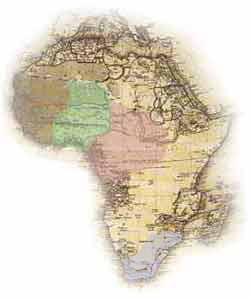 Karte Alt-Afrika