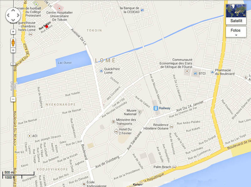 plan de ville Lom