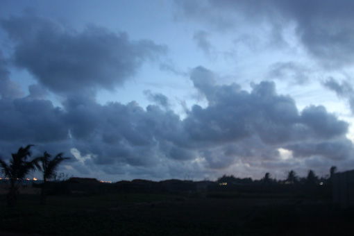 Wolken über Lomé