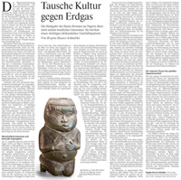 Tausch Kunst gegen Erdgas