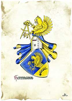 Wappen der Familie Herrmann Wappen Fam Herrmann