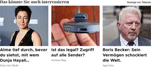 Werbung Dunja Hayali und Boris Becker Werbung Hayali 6